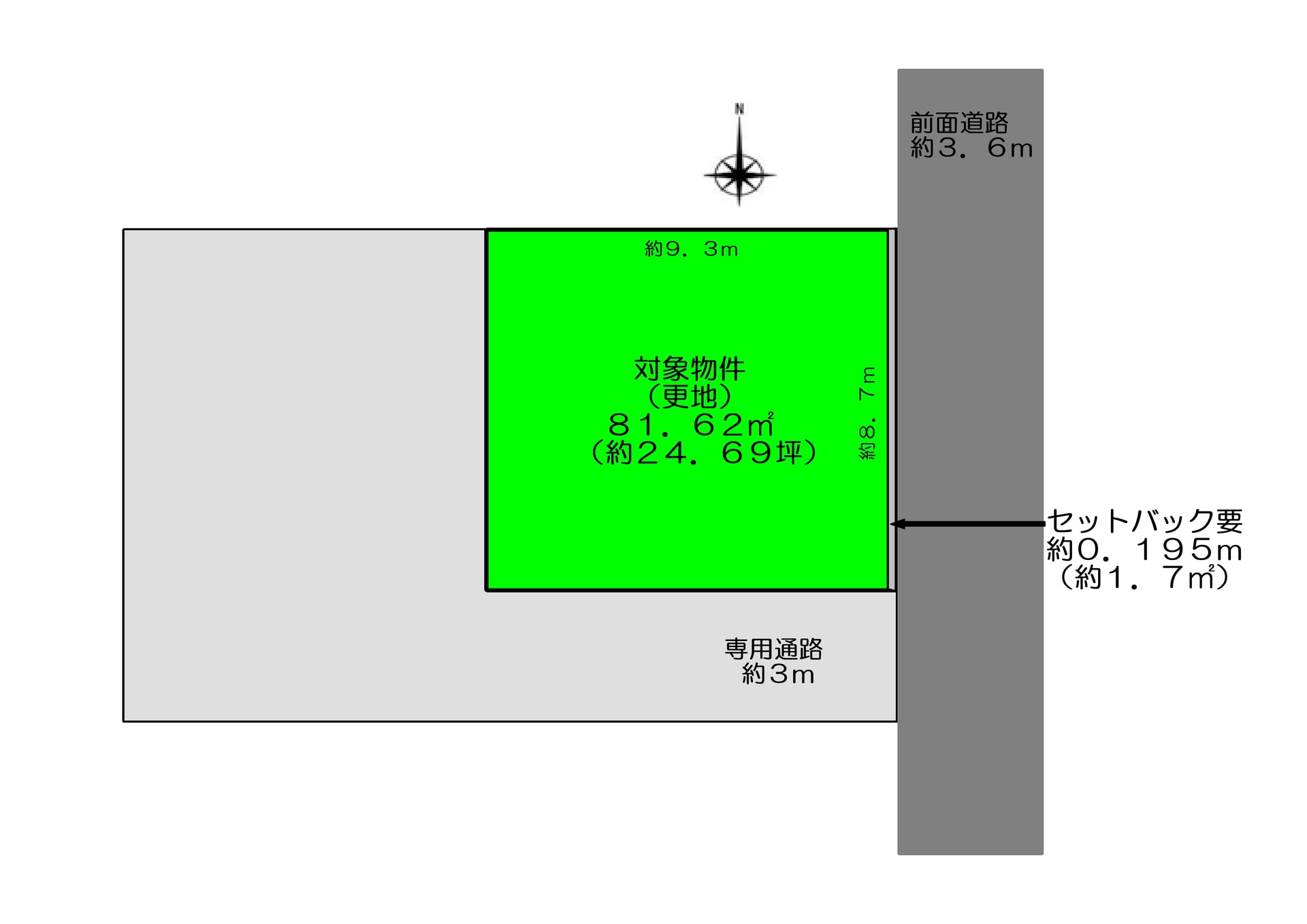 土地（建築条件付き）